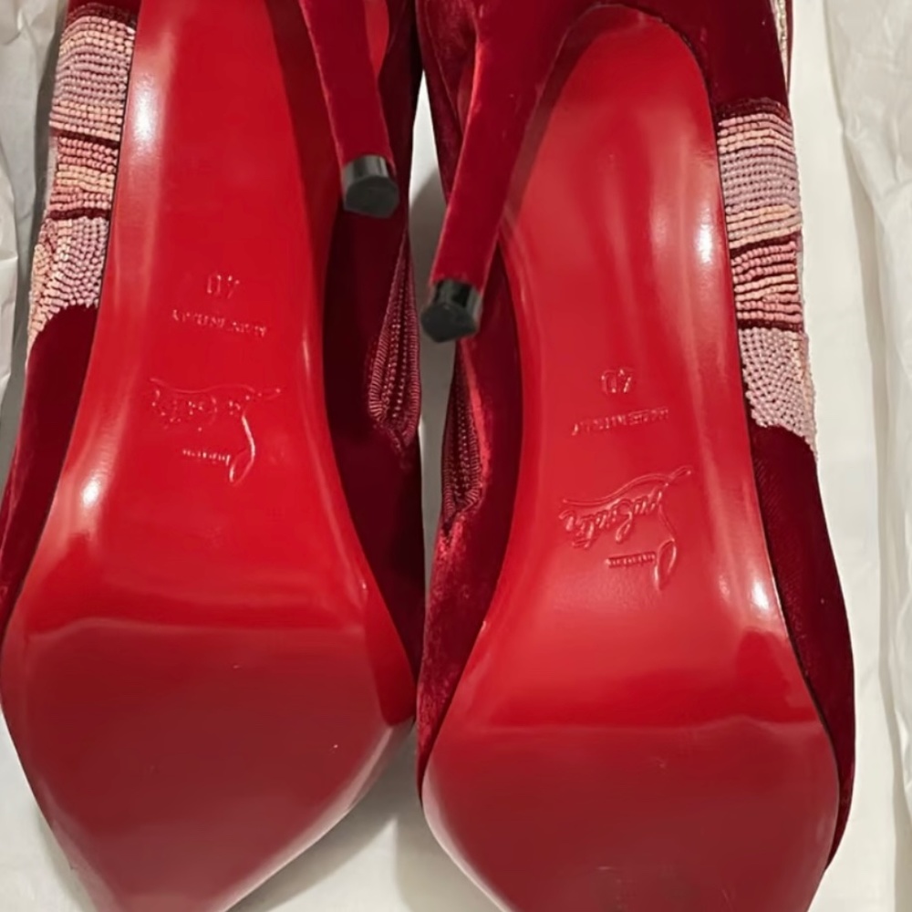 CHRISTIAN LOUBOUTIN DR BORED BOOT UP BNIB EU 40 US 10 Limited Edition - Picture 9 of 11